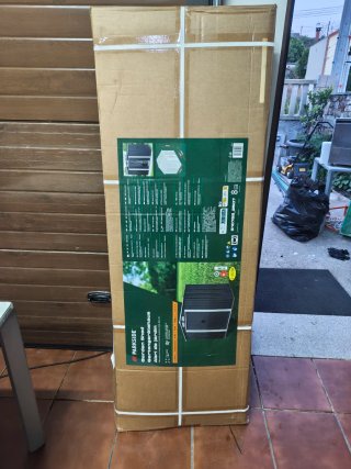 Caseta de jardín 215x130x178cm