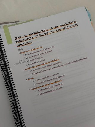 Apuntes de Bioquímica y prácticas