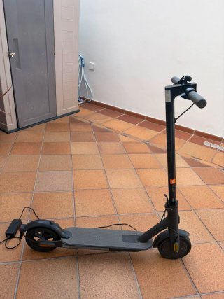 Patinete eléctrico gris