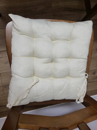 Cojín para silla de cocina beige
