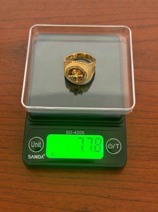 Anillo Oro 18K Ruleta Joya Original