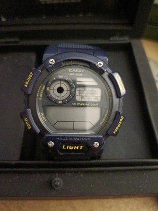 Reloj Casio WR 100M 10 Year Battery