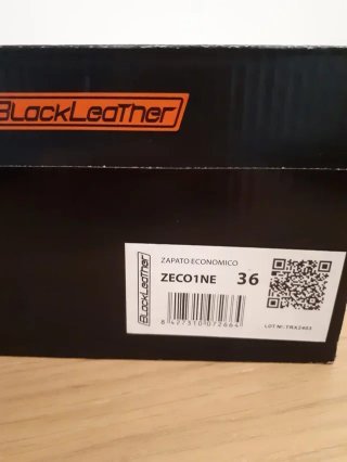 Zapatos seguridad S3 SRC BlackLeather Talla 36