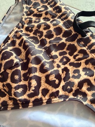Bañador slip hombre estampado leopardo