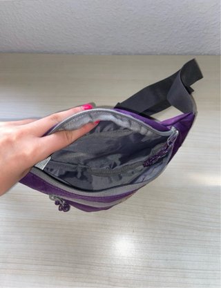 Riñonera Totto Morada y Gris