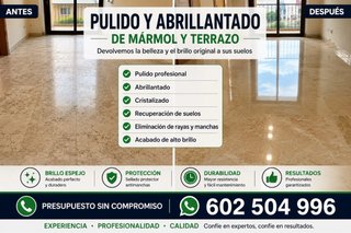 Pulido y acristalado de suelos