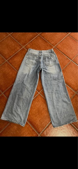 Lote Vaqueros Rectos + 2 Tops Talla S