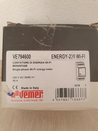 Contador Vemer VE794600 Wi-Fi Energía