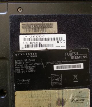 Tablet Fujitsu ST5112 con Lápiz Wacom