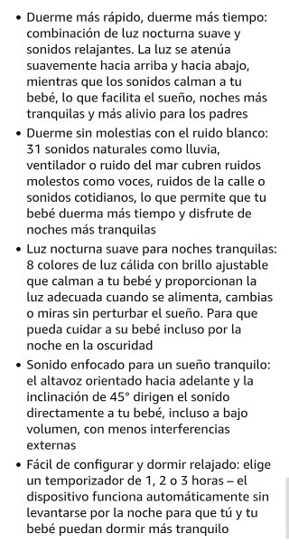 Máquina Ruido Blanco Housbay Bebé Luz Nocturna