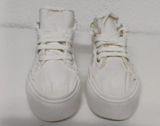 Zapatillas Pull&Bear plataforma blancas T.37