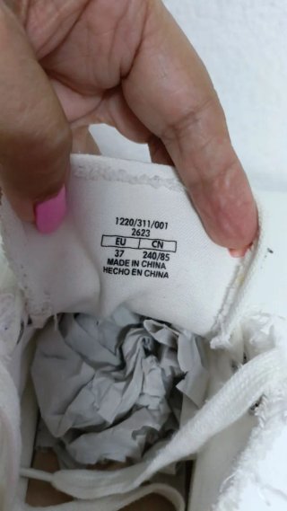 Zapatillas Pull&Bear plataforma blancas T.37
