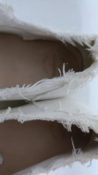 Zapatillas Pull&Bear plataforma blancas T.37