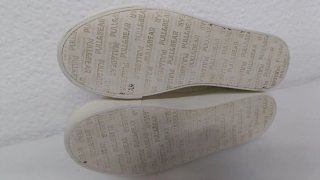 Zapatillas Pull&Bear plataforma blancas T.37