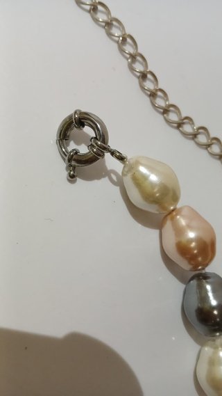 Collar Gargantilla Perlas Imitación