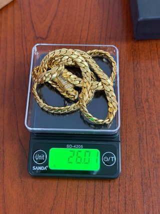 Cadena de Oro 18K Original