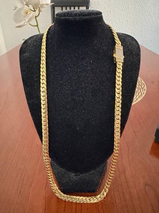 Cadena de Oro 18K Original
