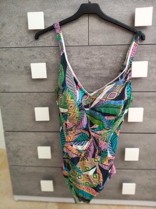 Bañador señora estampado multicolor
