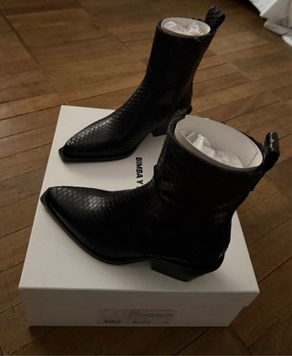 Botines Bimba y Lola Negros Talla 35