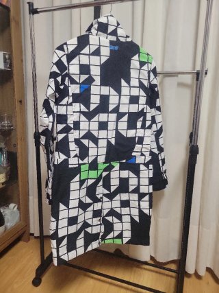 Parka chica estampada