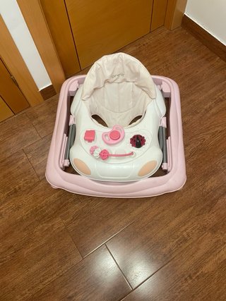 Andador para bebé Brevi rosa
