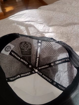 Chrome Hearts Gorra Blanca y Negra