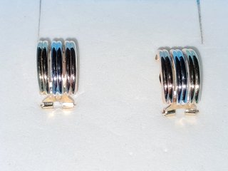 Pendientes Oro 18k Tricolor