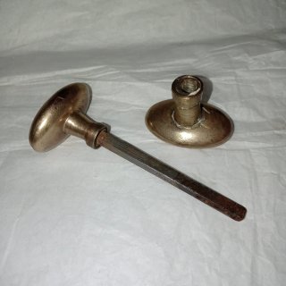 Manillas latón antiguas para puerta