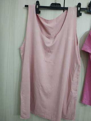 Canotte donna verdi e rosa taglia unica