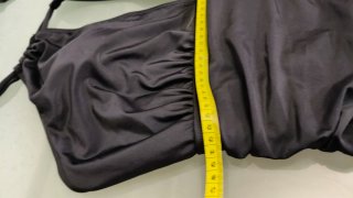 Bañador anudado al cuello negro talla 52/54