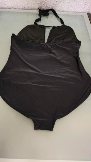 Bañador anudado al cuello negro talla 52/54