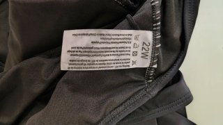 Bañador anudado al cuello negro talla 52/54