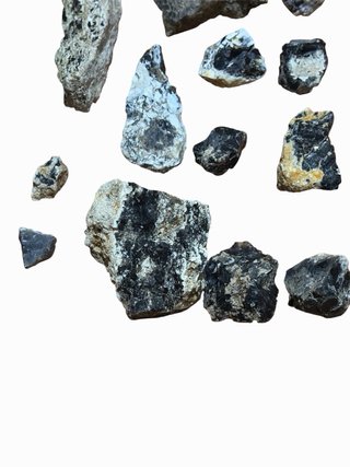 Lotto Silex di 17 Pietre Minerali Naturali