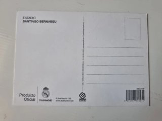 3 Postales Estadio Real Madrid CF