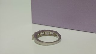 Anillo plata media alianza princesa