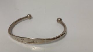 Brazalete rígido abierto estilo torque