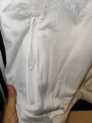 Chaqueta Adidas Blanca y Negra