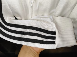 Chaqueta Adidas Blanca y Negra