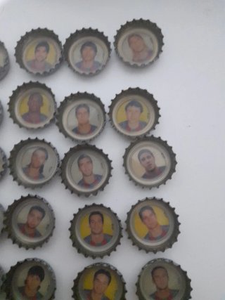 23 Chapas Coca Cola Fútbol