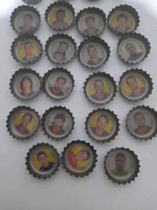 23 Chapas Coca Cola Fútbol
