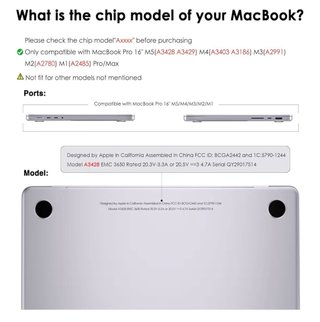 Custodia Tastiera MacBook Pro 16 Trasparente