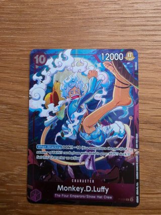 Monkey D. Luffy Gear 5 P-099 Carta One Piece de segunda mano por