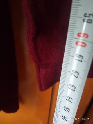 Chaqueta punto granate mujer XXL