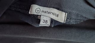 Pantalón tejano premamá elástico