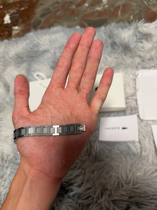 Pulsera Lacoste Plata