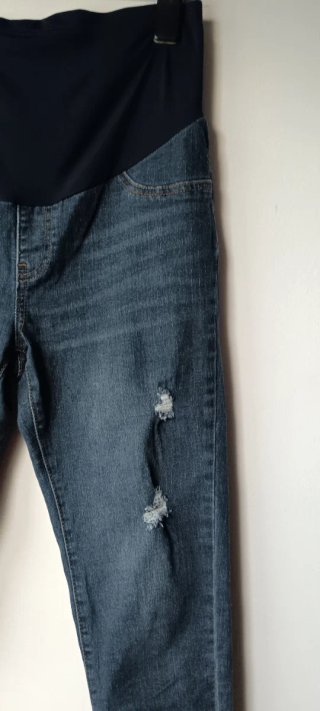 Pantalón tejano premamá elástico