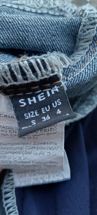 Pantalón tejano premamá elástico