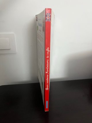 Gran cuaderno Montessori de ingles De 3 a 6 años.