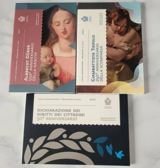 Estuches vacíos 2€ conmemorativas San Marino