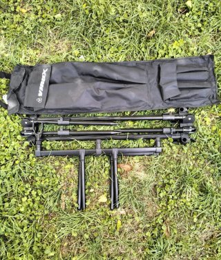 Trípode Carpfishing con alarma